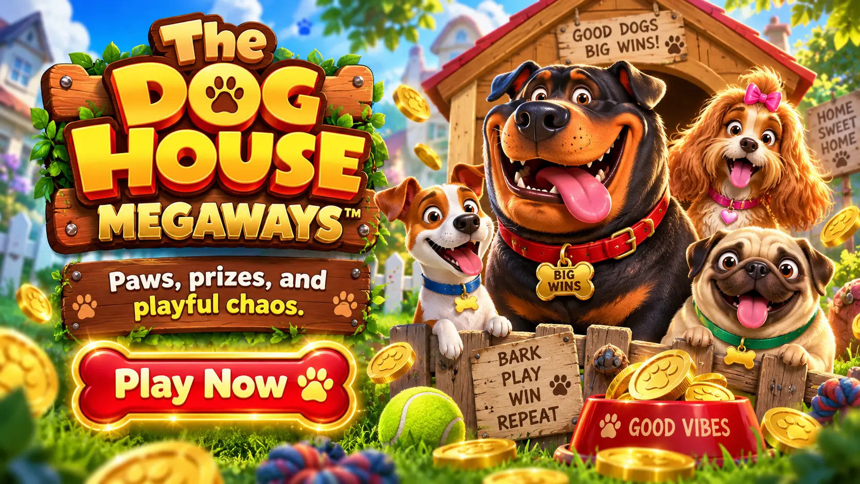 The Dog House Megaways — Paws, prizes, and playful chaos
